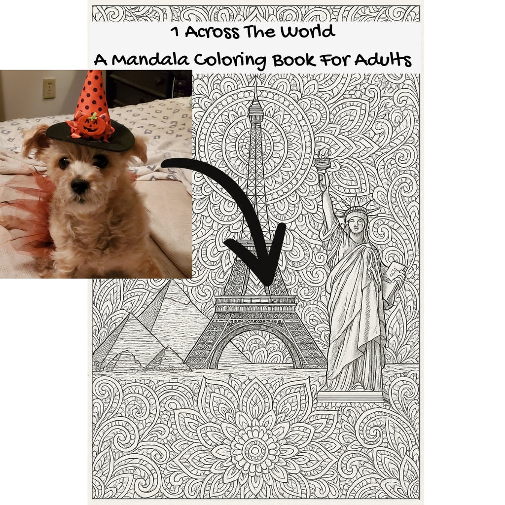 1 Across The World: A Mandala Coloring Book For Adults