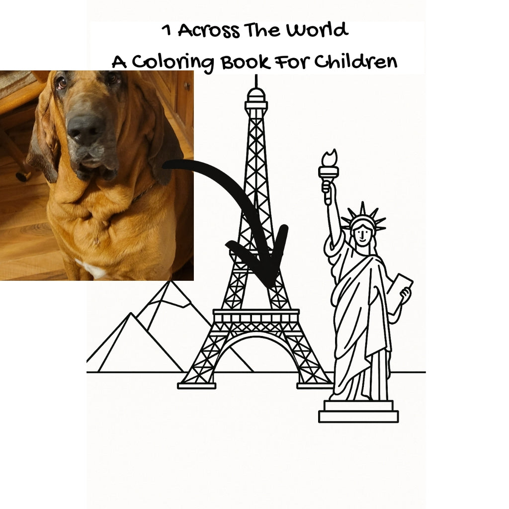 1 Across The World: A Coloring Book For Children