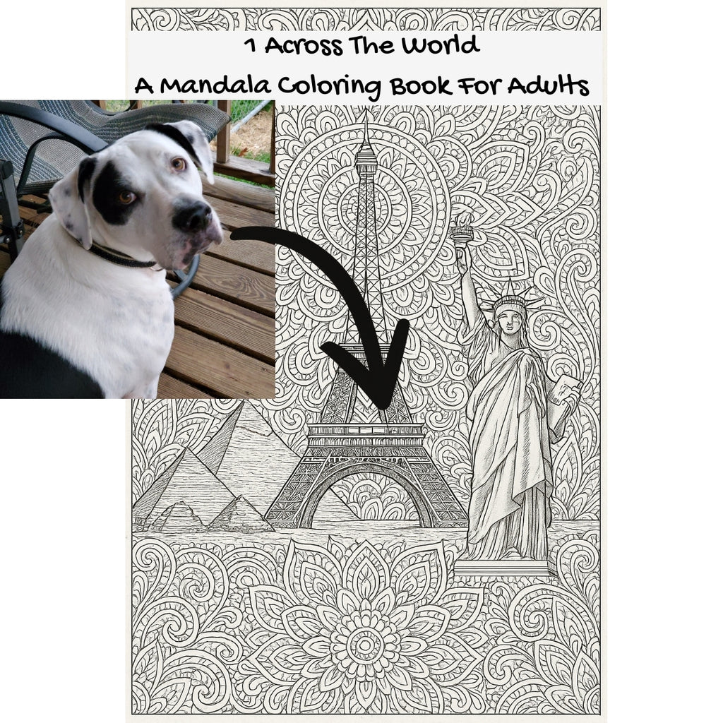1 Across The World: A Mandala Coloring Book For Adults