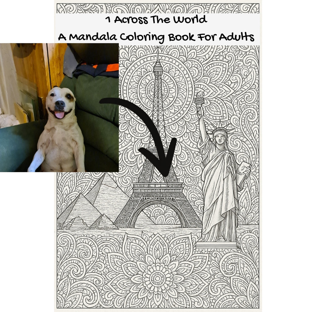 1 Across The World: A Mandala Coloring Book For Adults