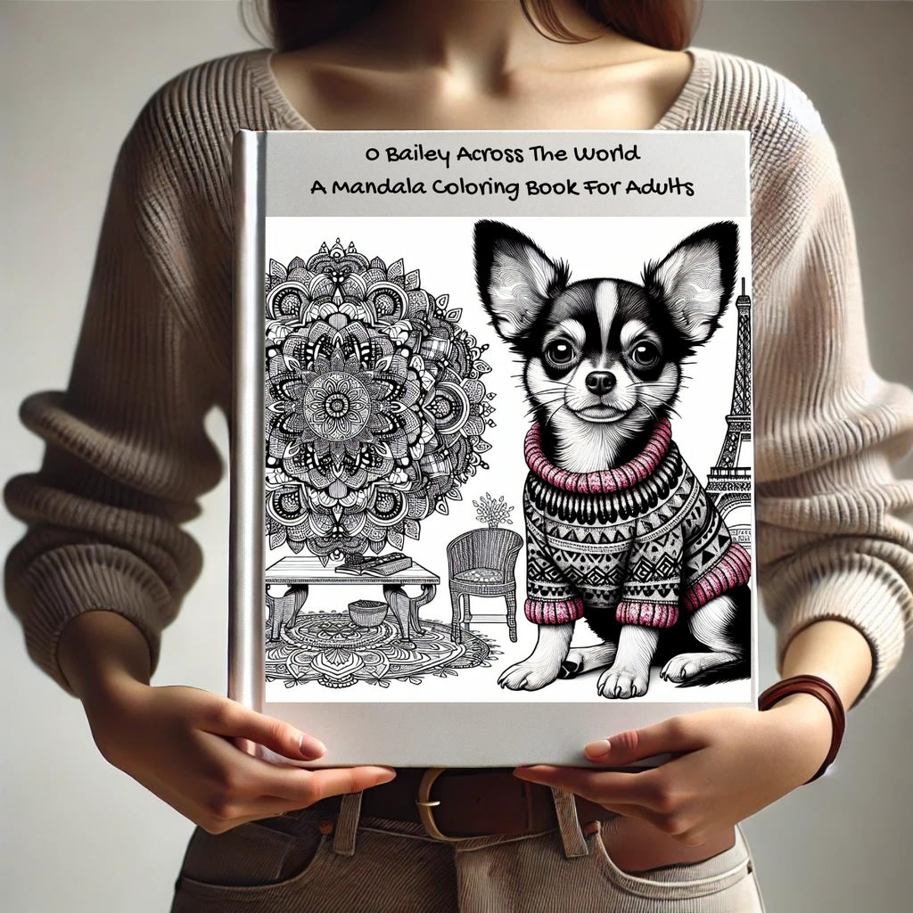 0 Bailey Across The World: A Mandala Coloring Book For Adults