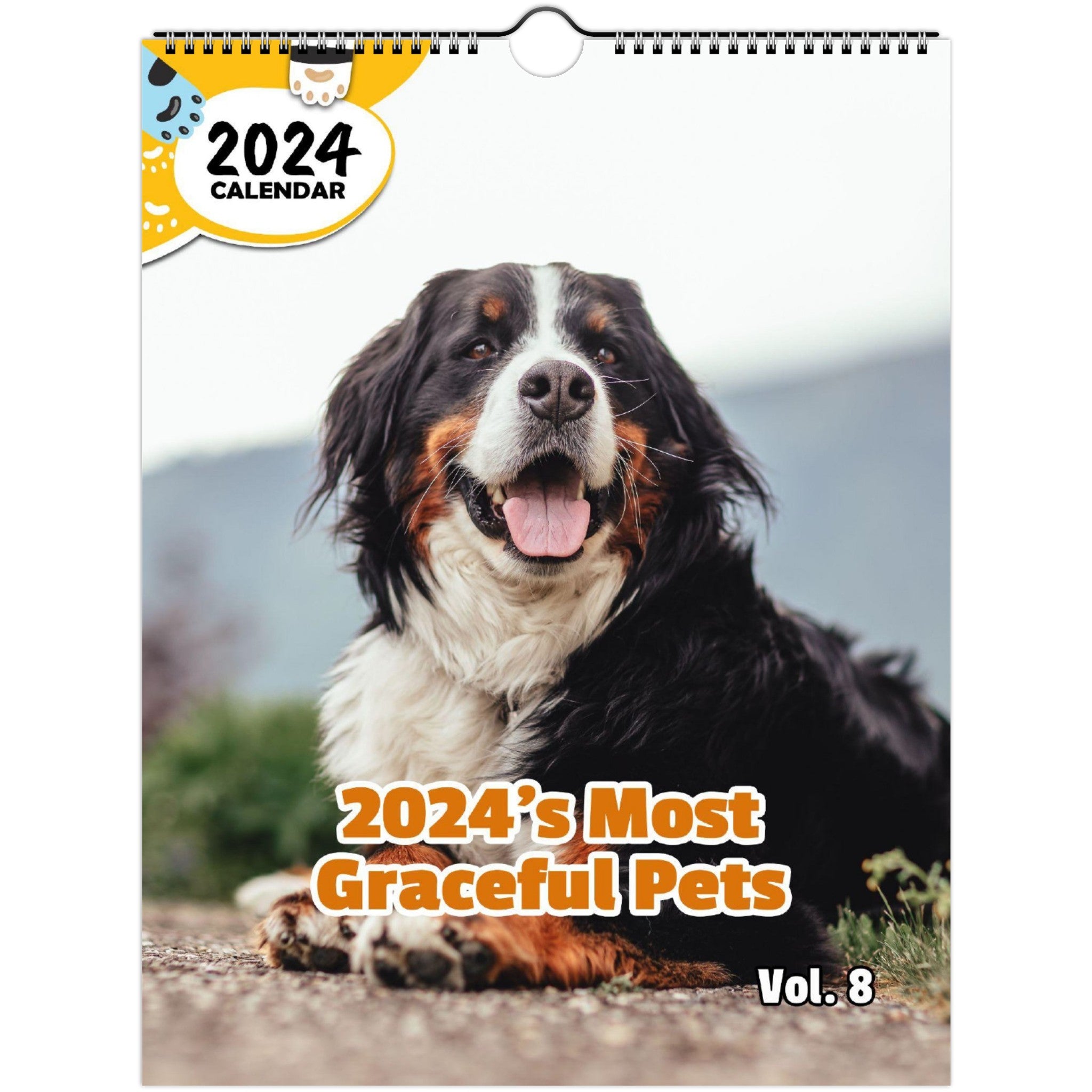 2024's Most Graceful Pets Volume Eight: 2024 Wall Calendar (Published)