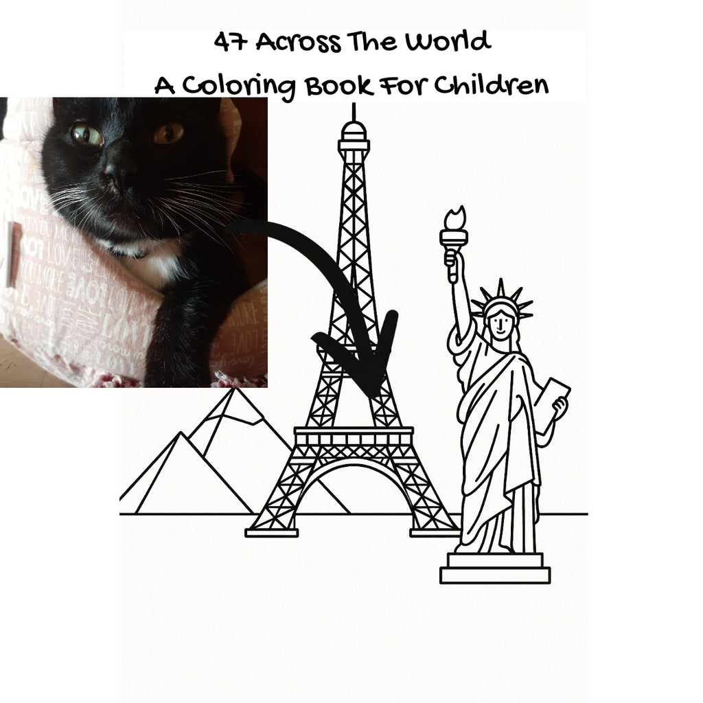 47 Across The World: A Coloring Book For Children