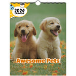 Awesome Pets: 2024 Wall Calendar (Published)