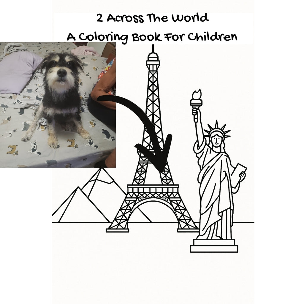 2 Across The World: A Coloring Book For Children