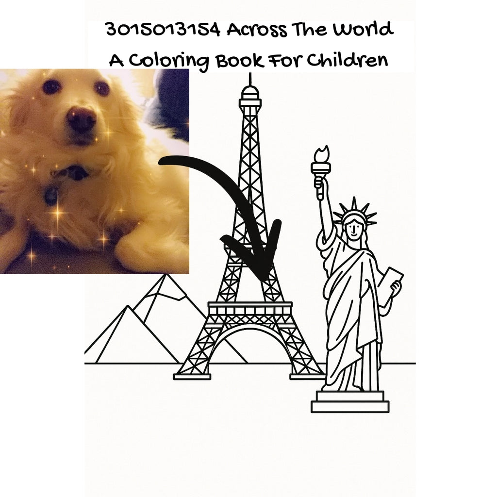 3015013154 Across The World: A Coloring Book For Children