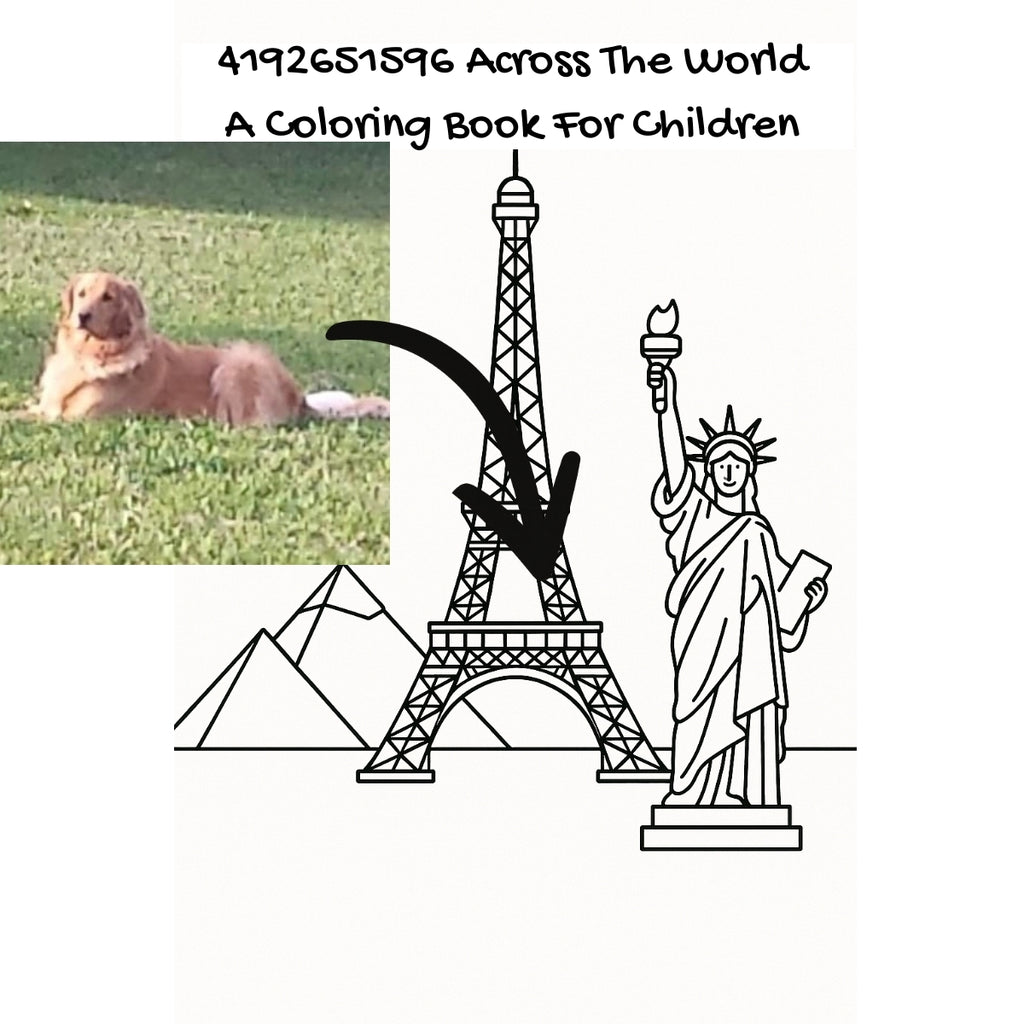4192651596 Across The World: A Coloring Book For Children