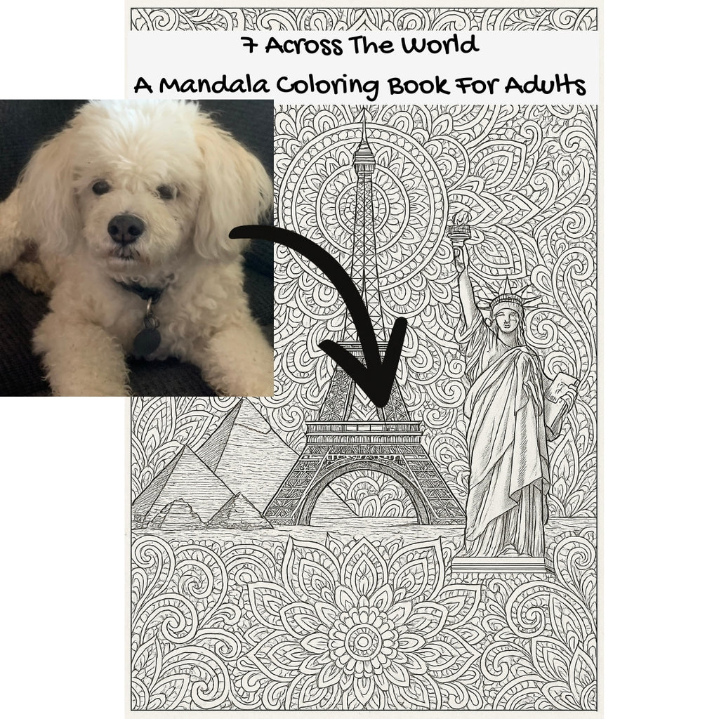 7 Across The World: A Mandala Coloring Book For Adults