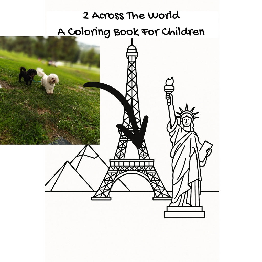 2 Across The World: A Coloring Book For Children