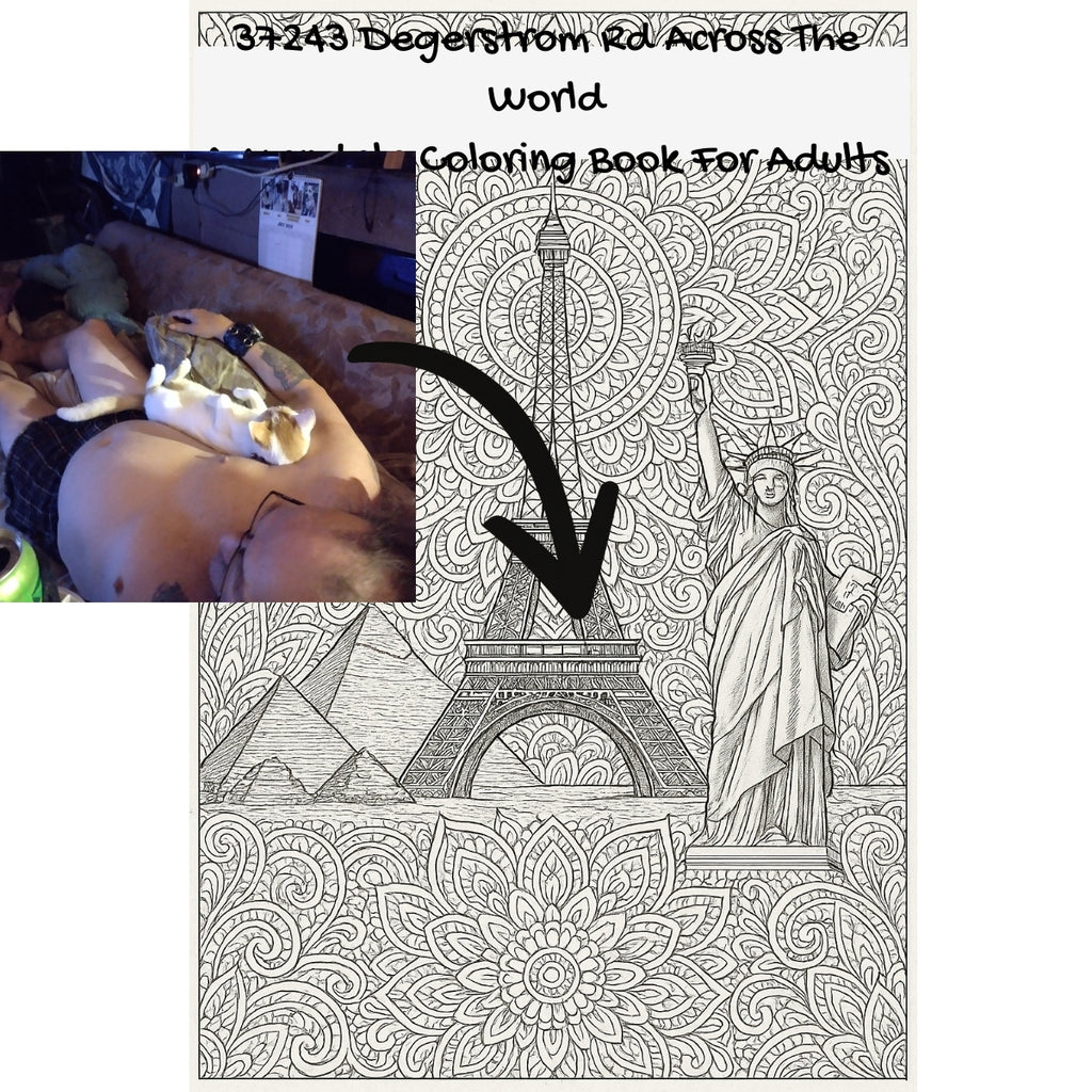 37243 Degerstrom Rd Across The World: A Mandala Coloring Book For Adults