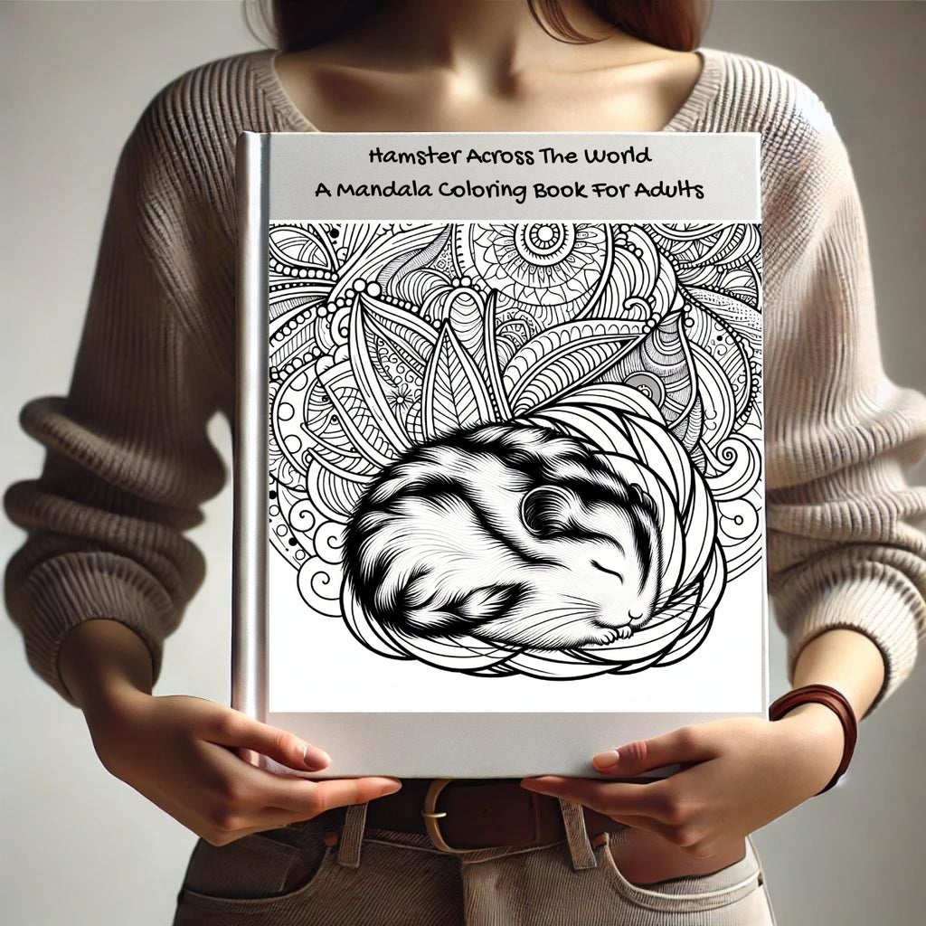 Hamster Across The World: A Mandala Coloring Book For Adults