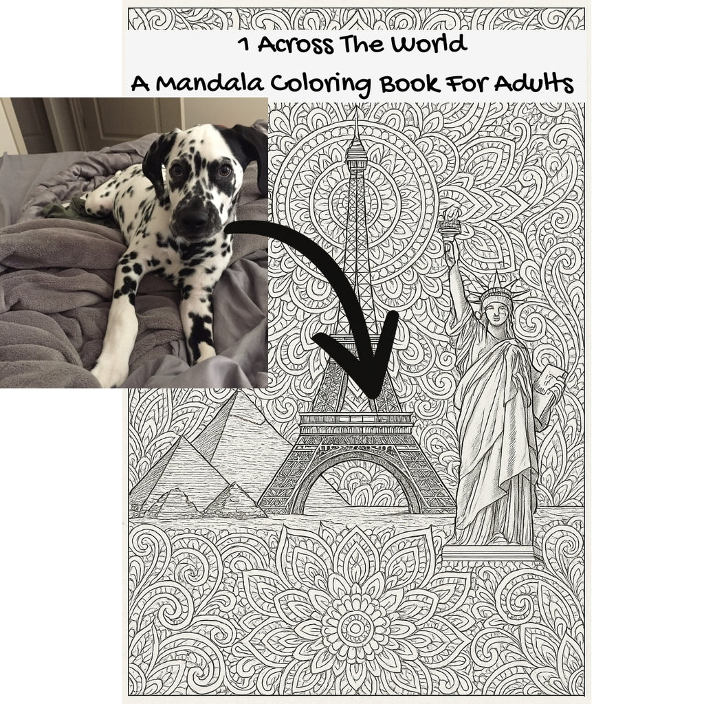 1 Across The World: A Mandala Coloring Book For Adults