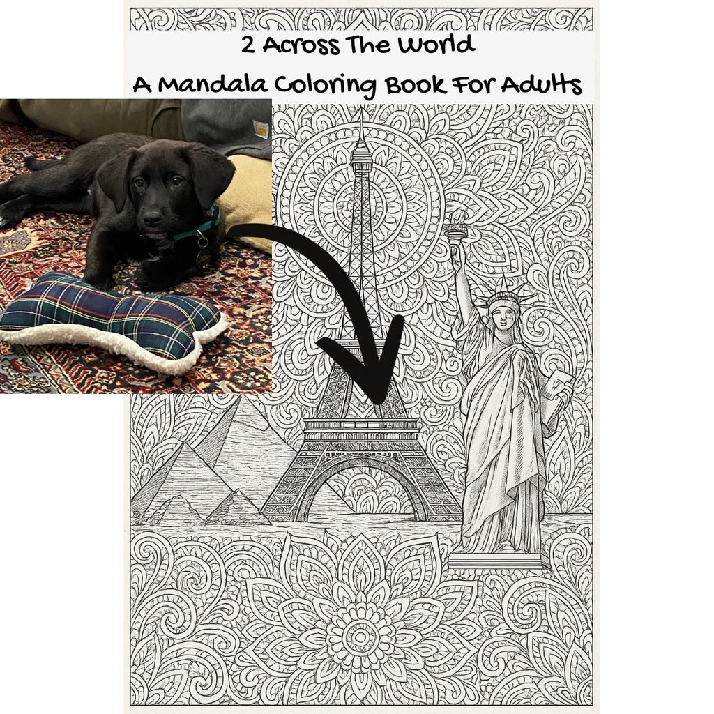 2 Across The World: A Mandala Coloring Book For Adults