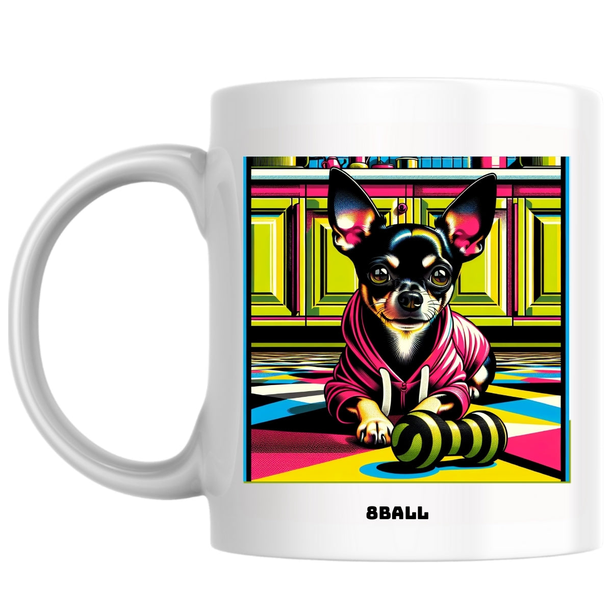 8Ball the Magnificent: Pop Art Coffee Mug