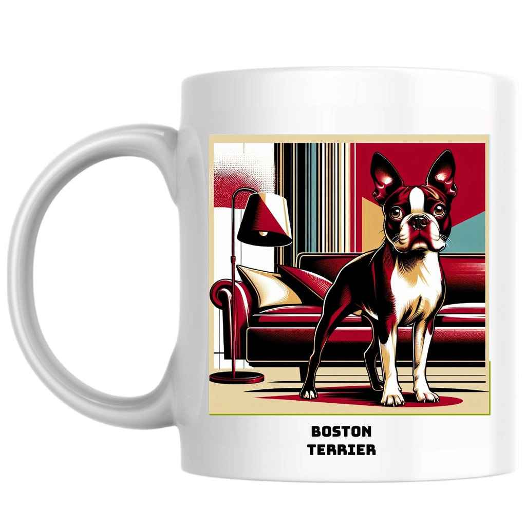 Boston terrier the Magnificent: Pop Art Coffee Mug