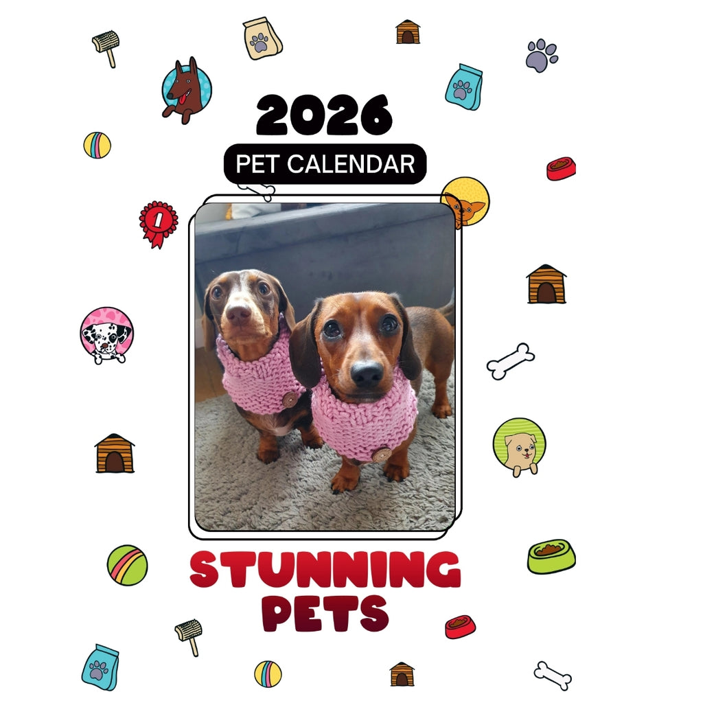 2 Headlines Stunning Pets: A 2026 Pet Calendar