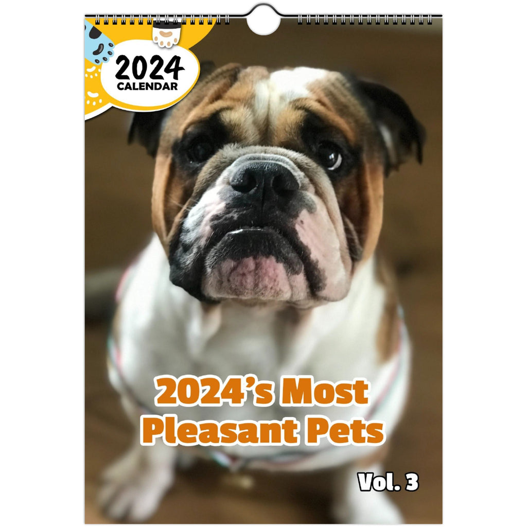 2024's Most Pleasant Pets Volume Three: 2024 Wall Calendar (Published)