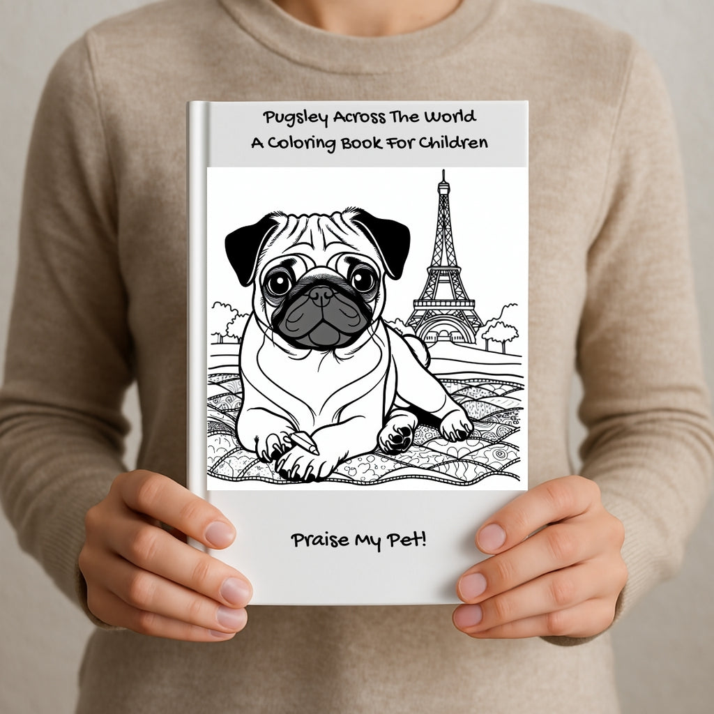Pugsley Across The World: A Coloring Book For Children