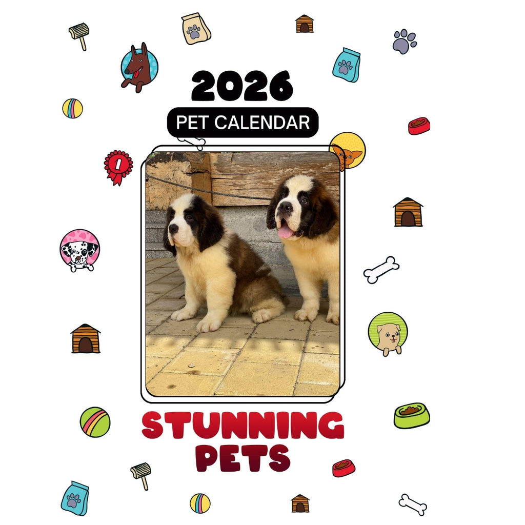 2 Headlines Stunning Pets: A 2026 Pet Calendar