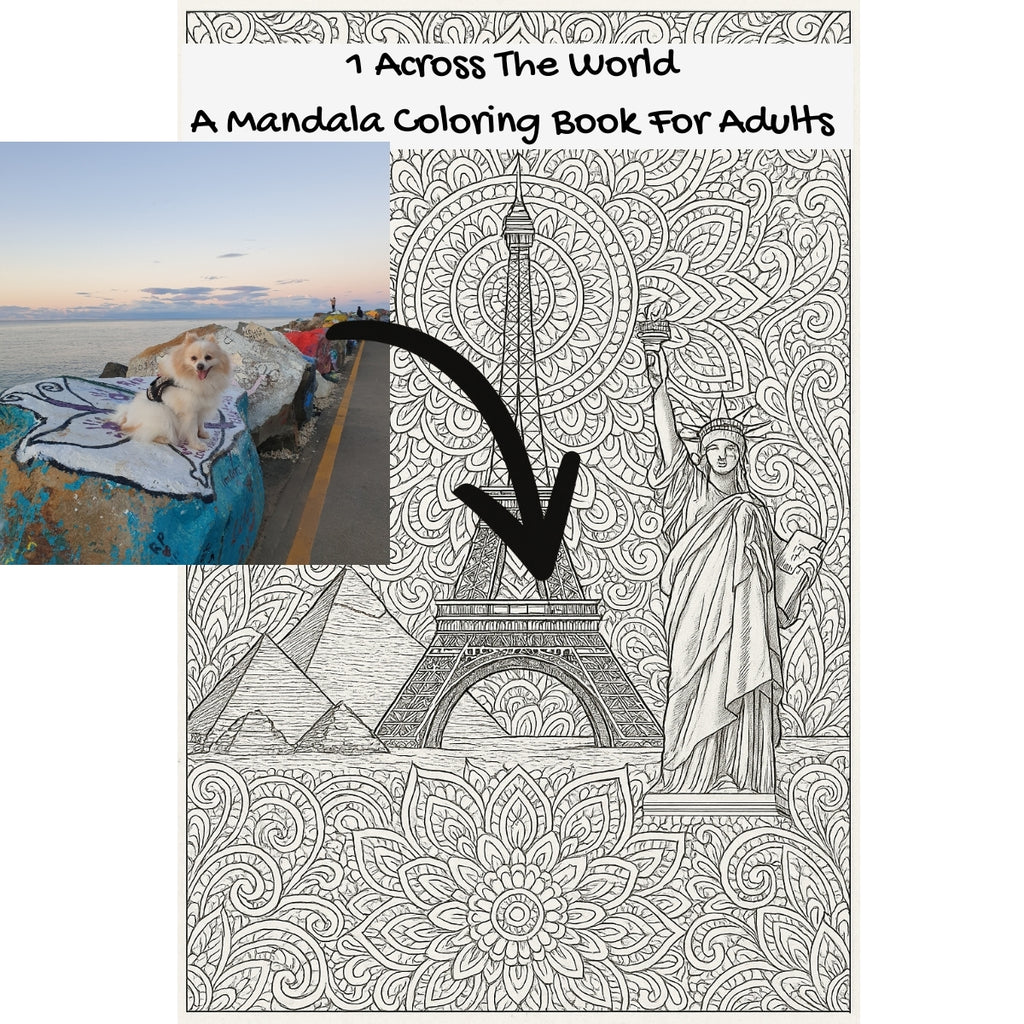 1 Across The World: A Mandala Coloring Book For Adults