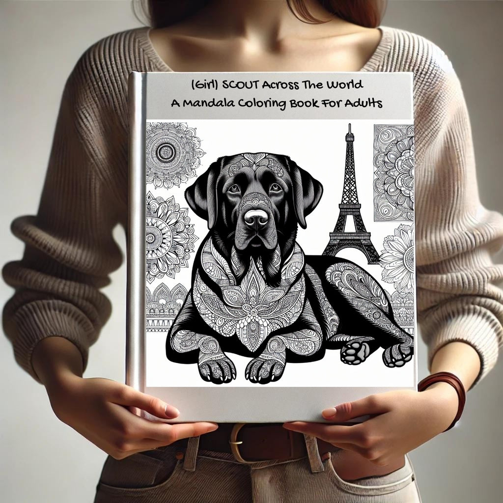 (Girl) SCOUT Across The World: A Mandala Coloring Book For Adults