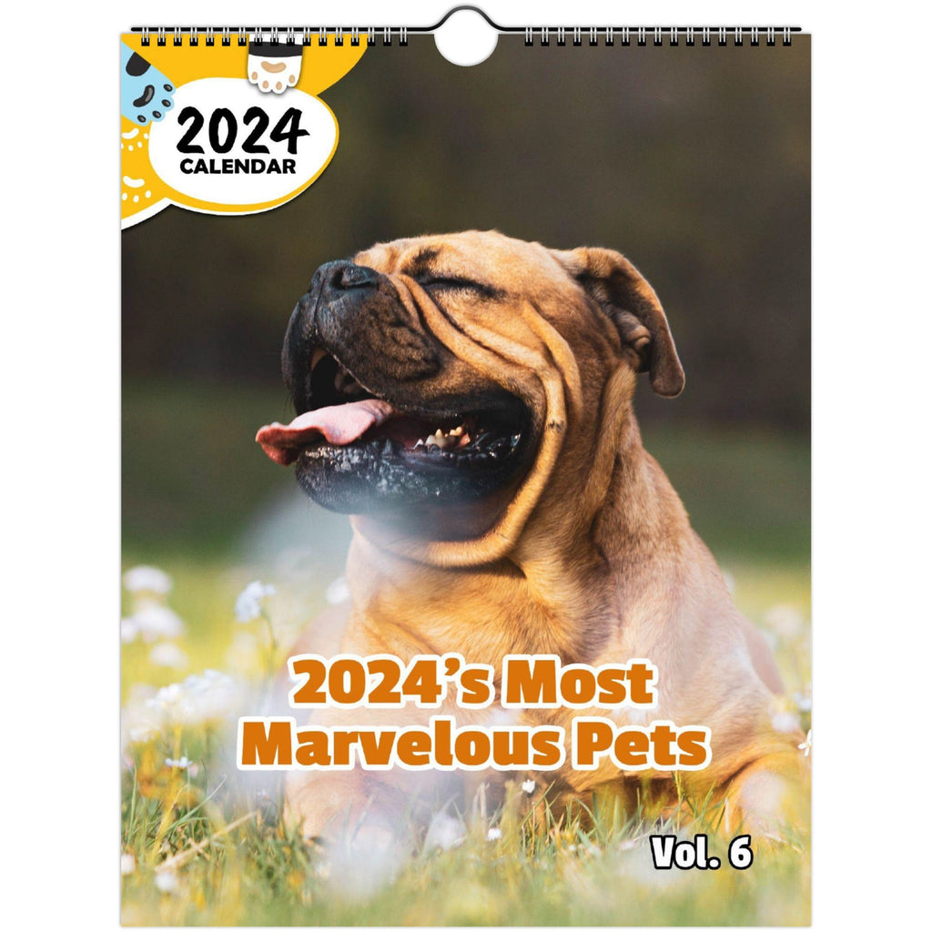 2024's Most Marvelous Pets Volume Six: 2024 Wall Calendar (Published)