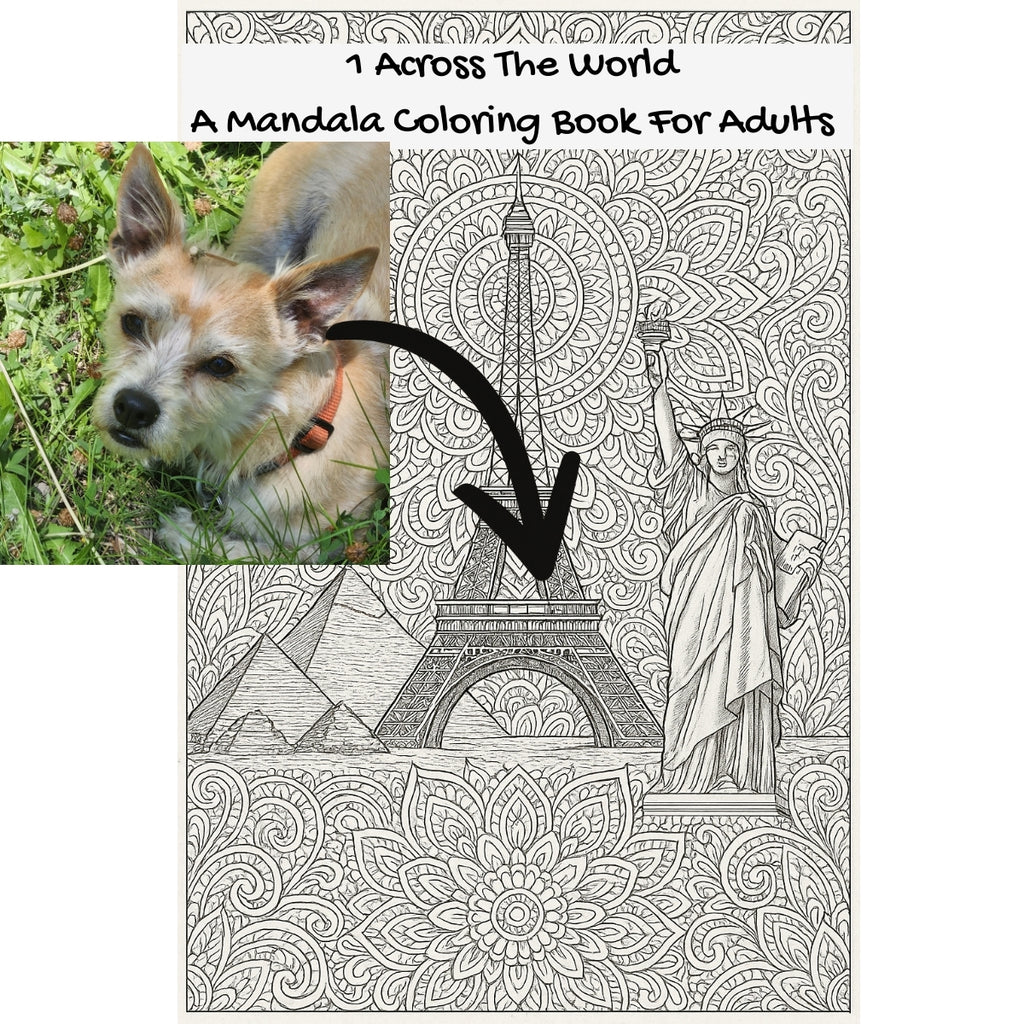 1 Across The World: A Mandala Coloring Book For Adults
