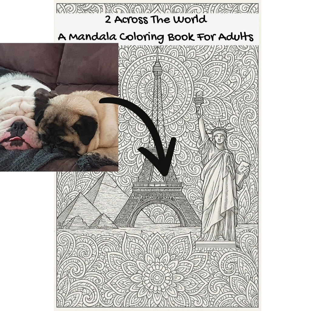 2 Across The World: A Mandala Coloring Book For Adults