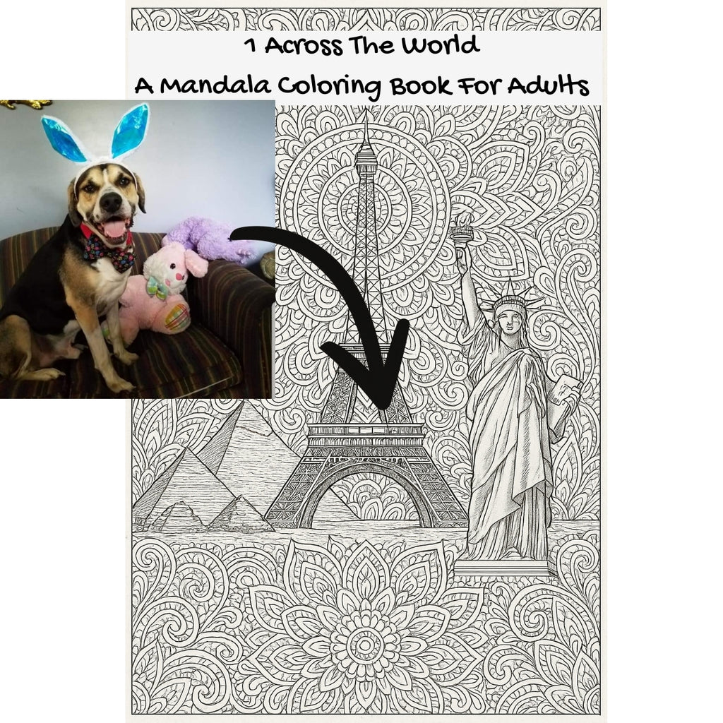 1 Across The World: A Mandala Coloring Book For Adults