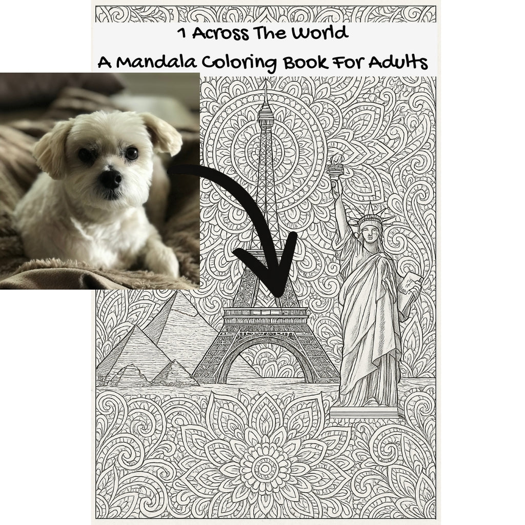 1 Across The World: A Mandala Coloring Book For Adults