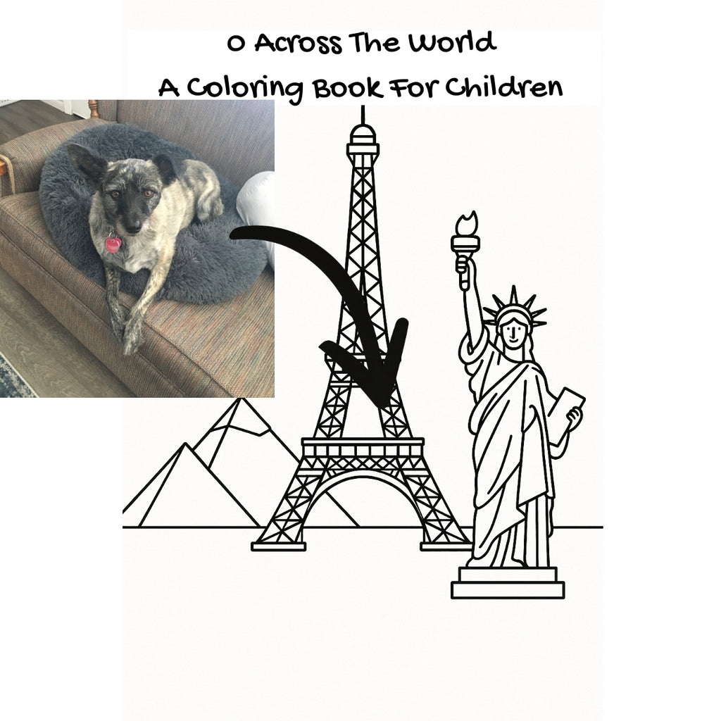 0 Across The World: A Coloring Book For Children