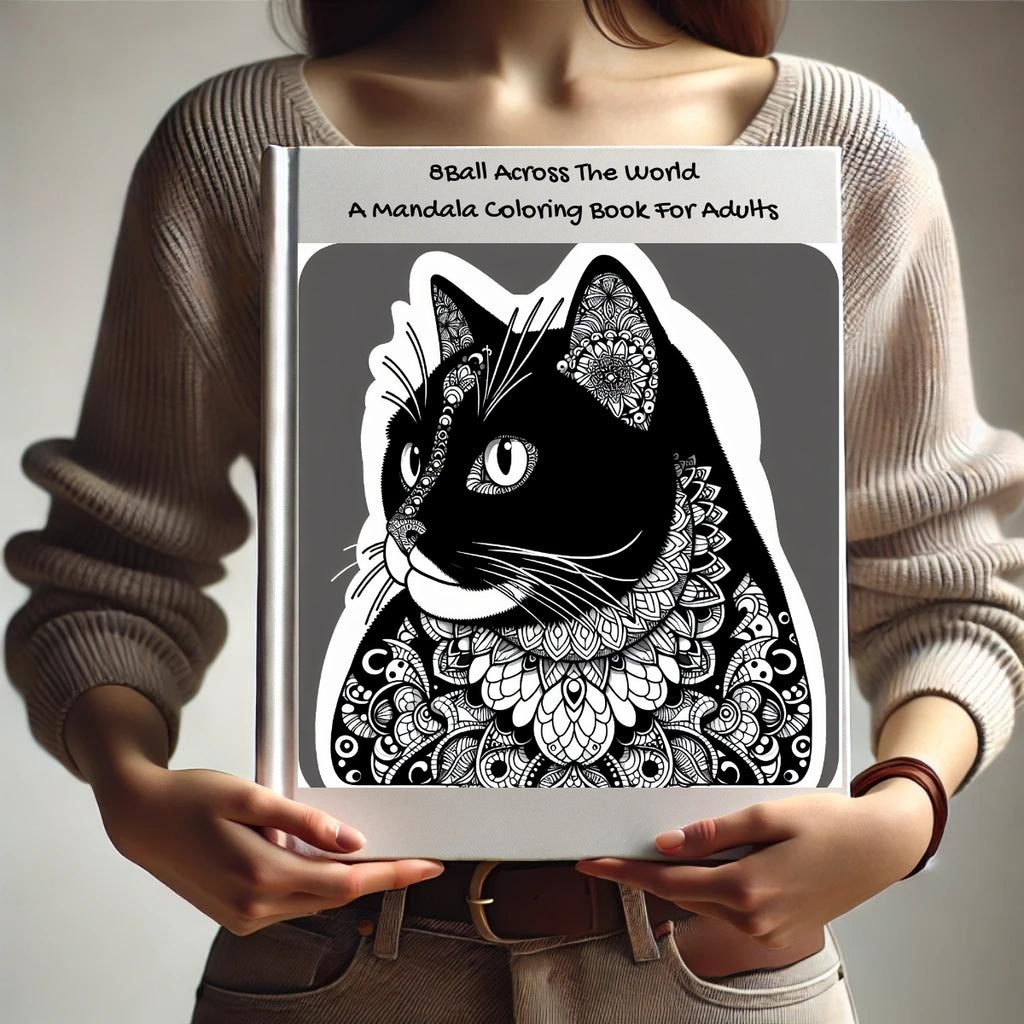 8Ball Across The World: A Mandala Coloring Book For Adults