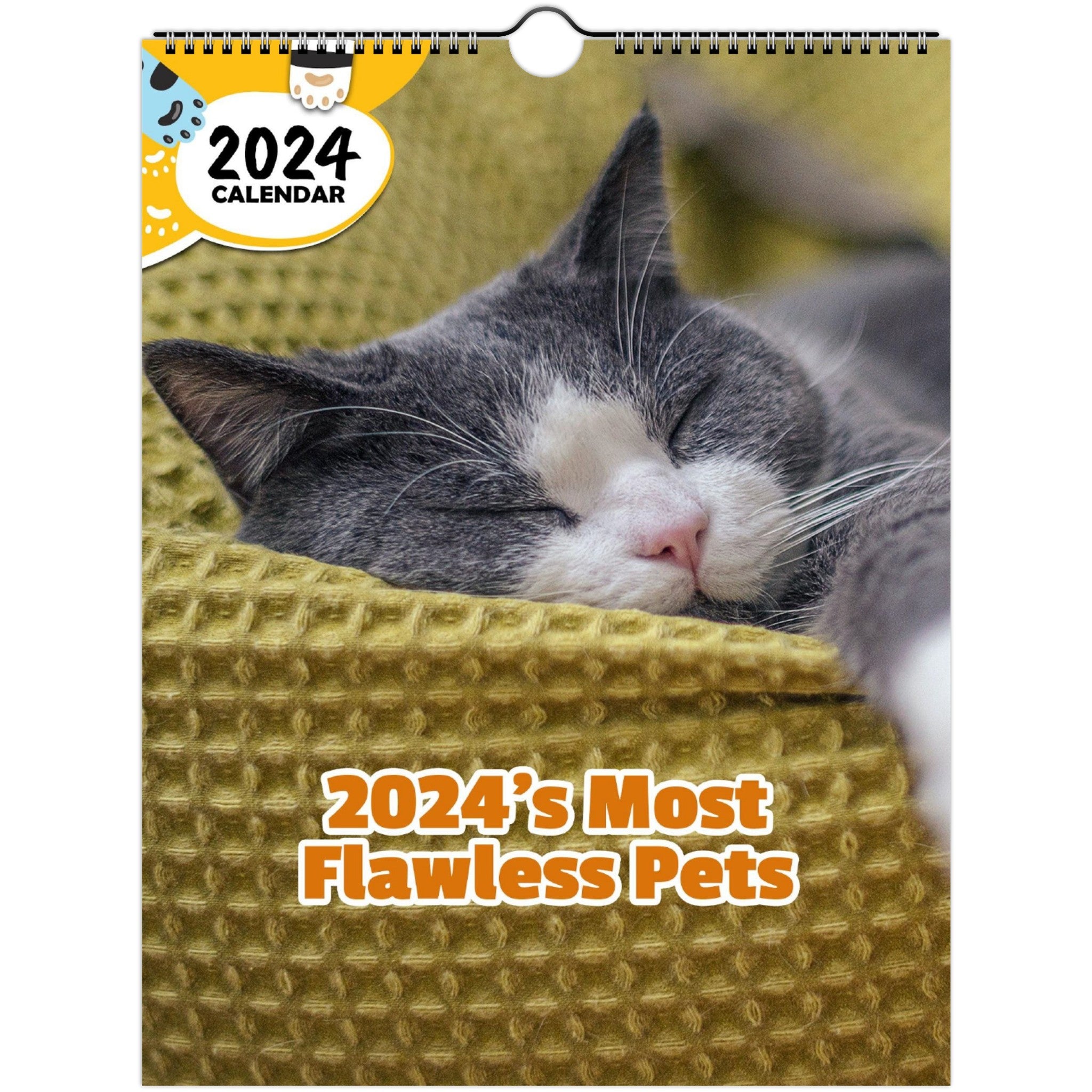 2024's Most Flawless Pets: 2024 Wall Calendar (Published)