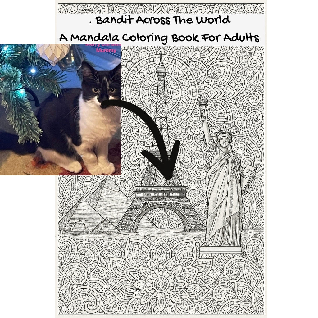 . Bandit Across The World: A Mandala Coloring Book For Adults