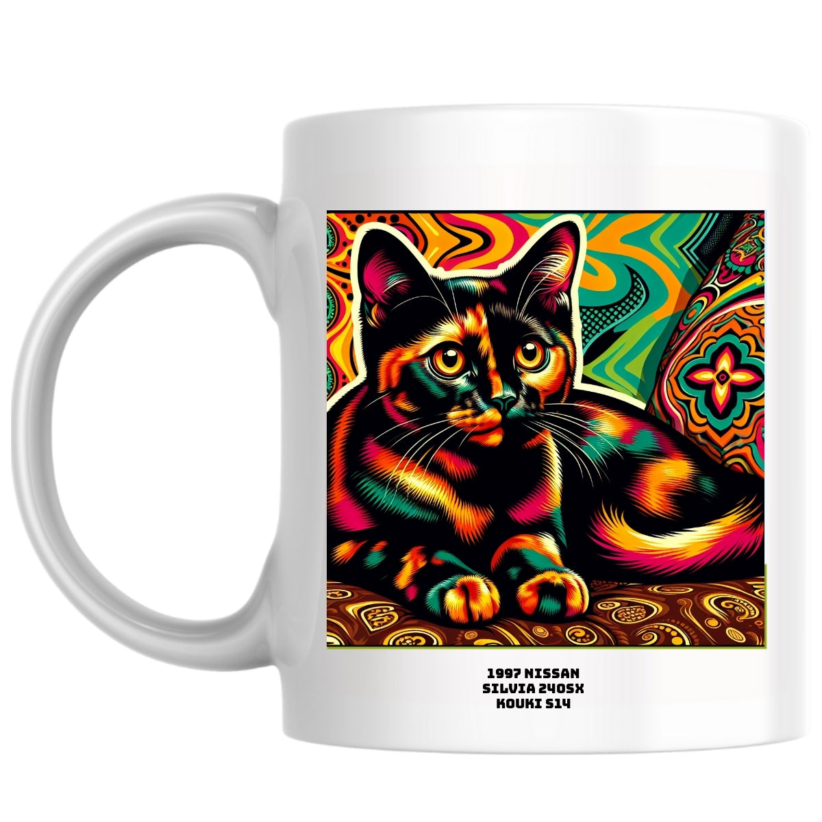 1997 Nissan Silvia  240sx kouki s14 the Magnificent: Pop Art Coffee Mug