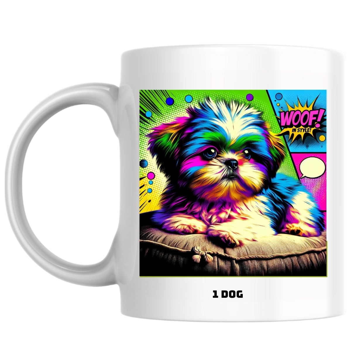 1 dog the Magnificent: Pop Art Coffee Mug