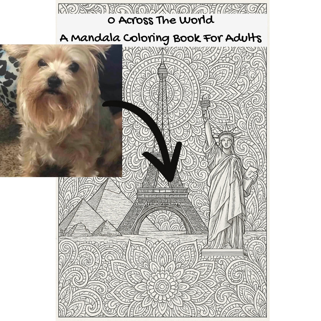0 Across The World: A Mandala Coloring Book For Adults