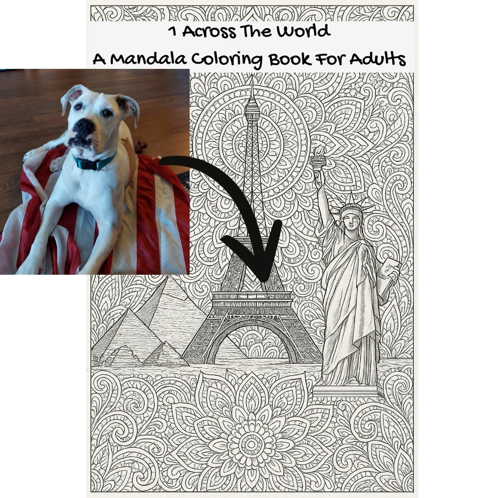1 Across The World: A Mandala Coloring Book For Adults