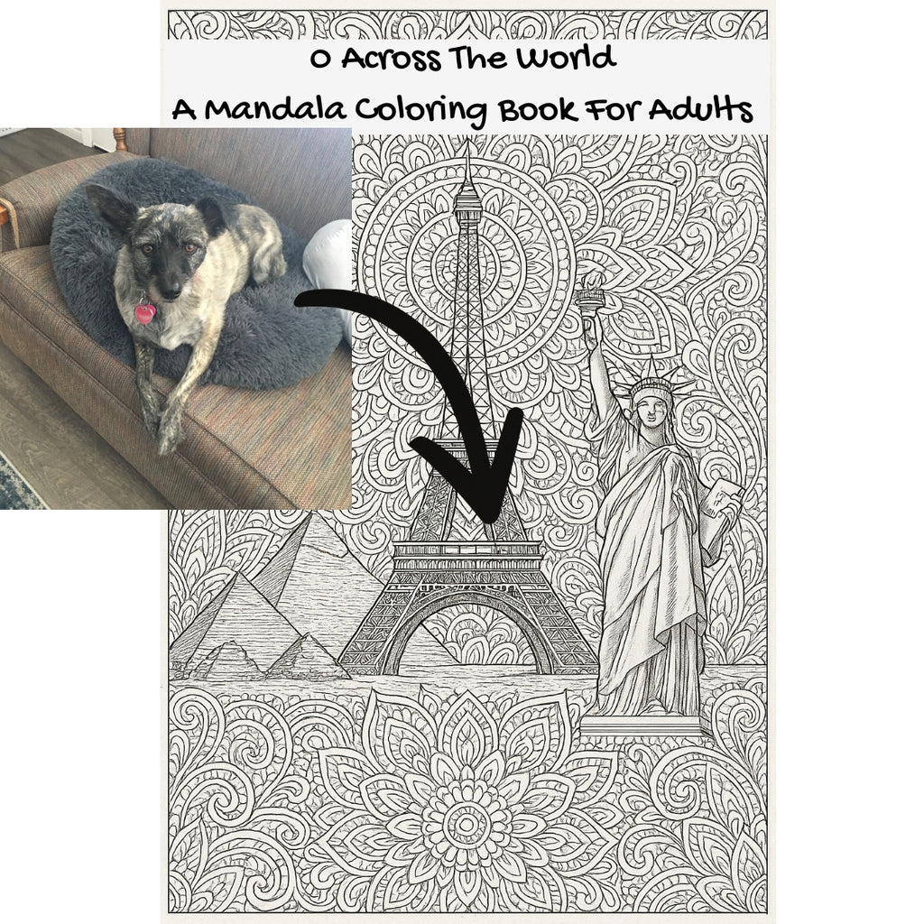 0 Across The World: A Mandala Coloring Book For Adults