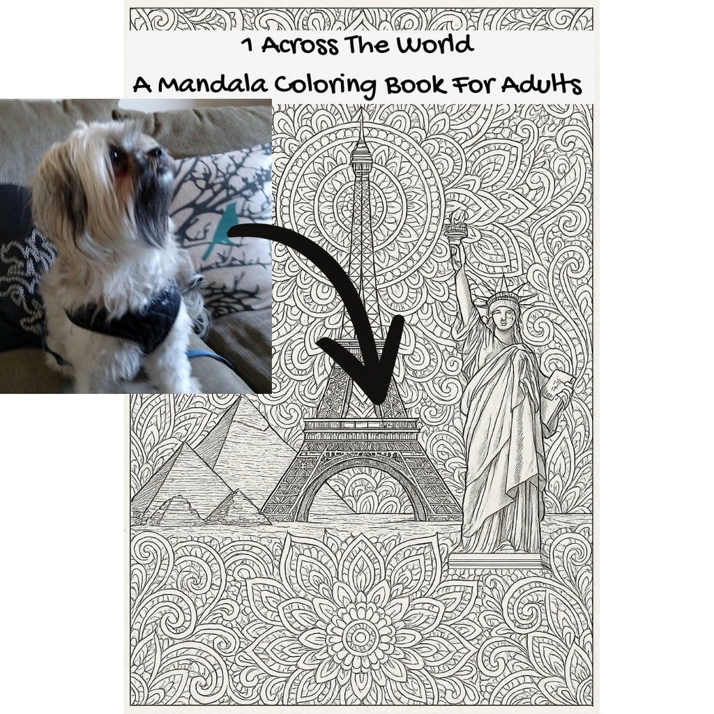 1 Across The World: A Mandala Coloring Book For Adults