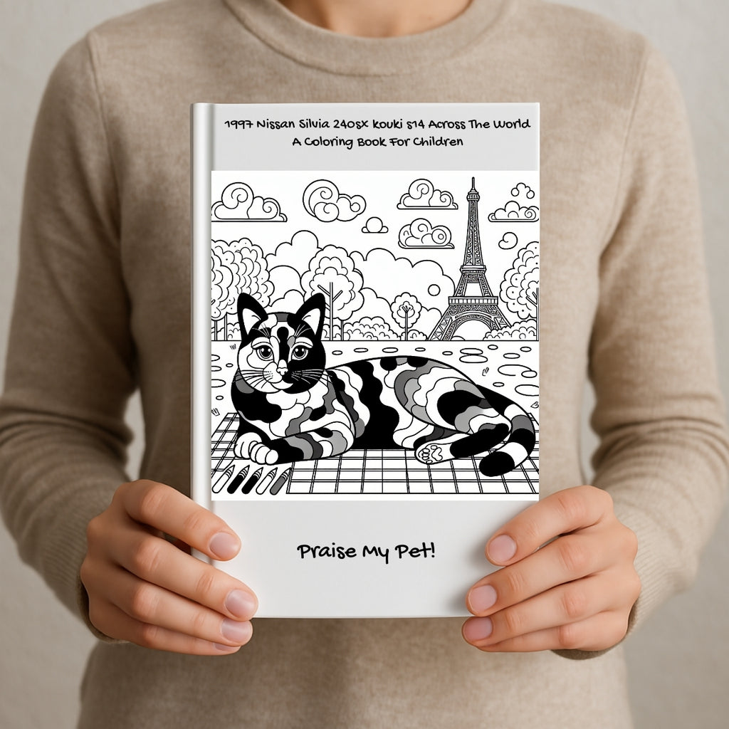 1997 Nissan Silvia  240sx kouki s14 Across The World: A Coloring Book For Children