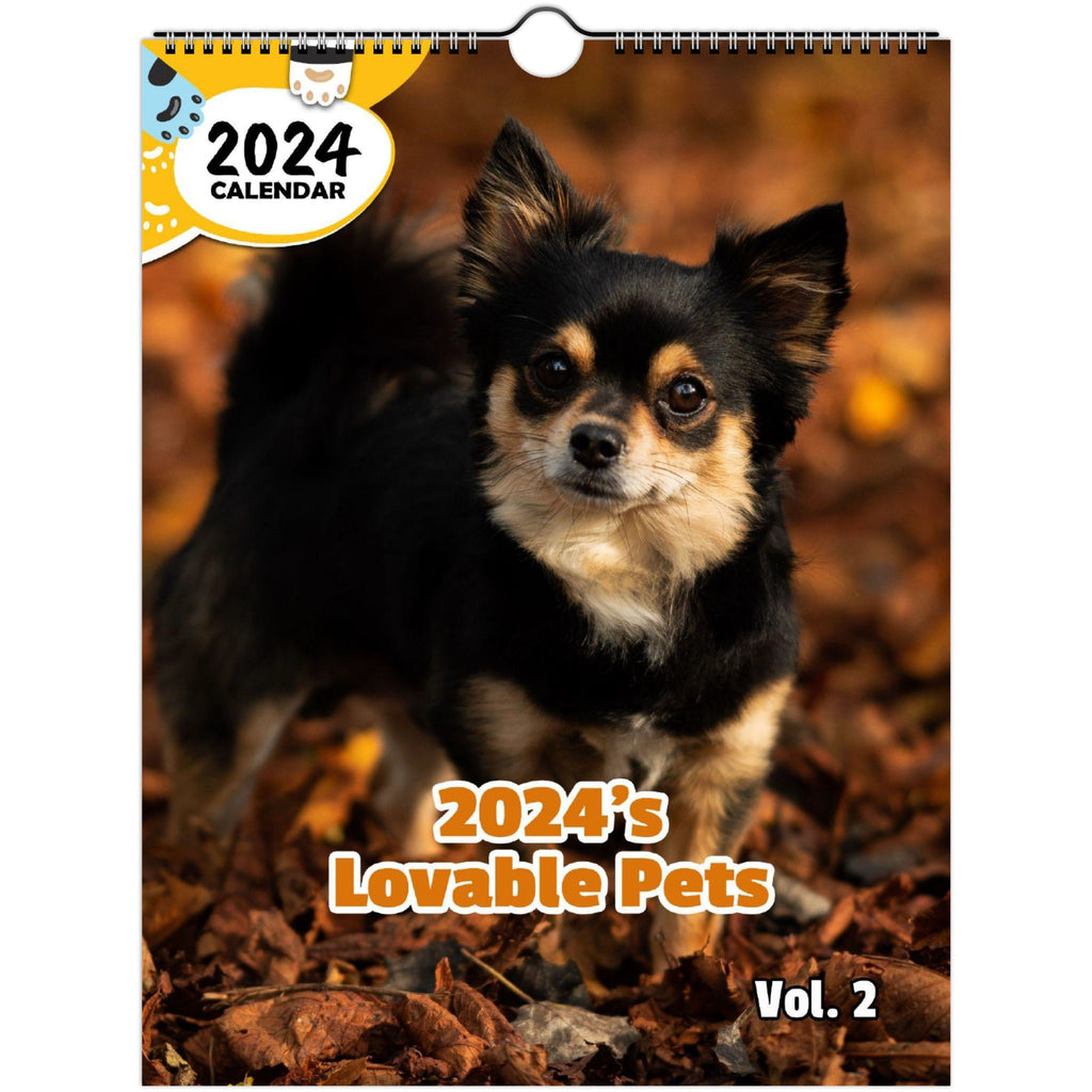 2024's Lovable Pets Volume Two: 2024 Wall Calendar (Published)