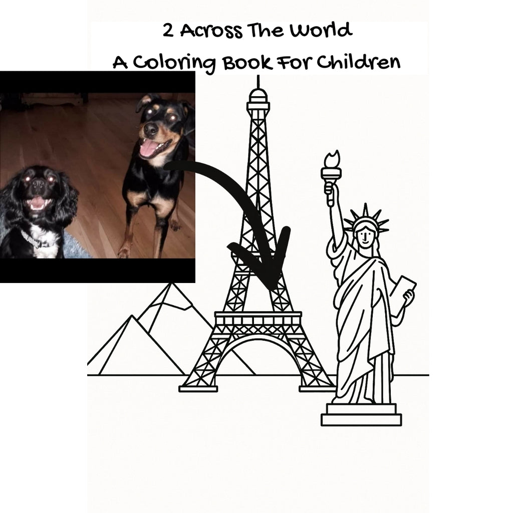 2 Across The World: A Coloring Book For Children