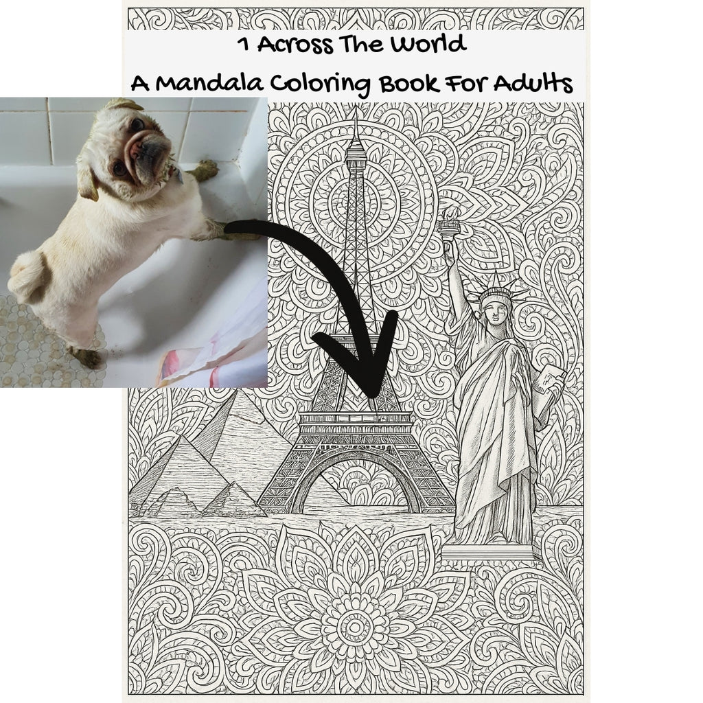 1 Across The World: A Mandala Coloring Book For Adults