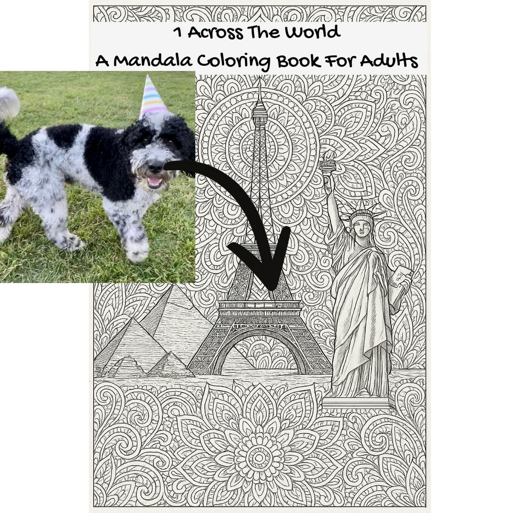 1 Across The World: A Mandala Coloring Book For Adults