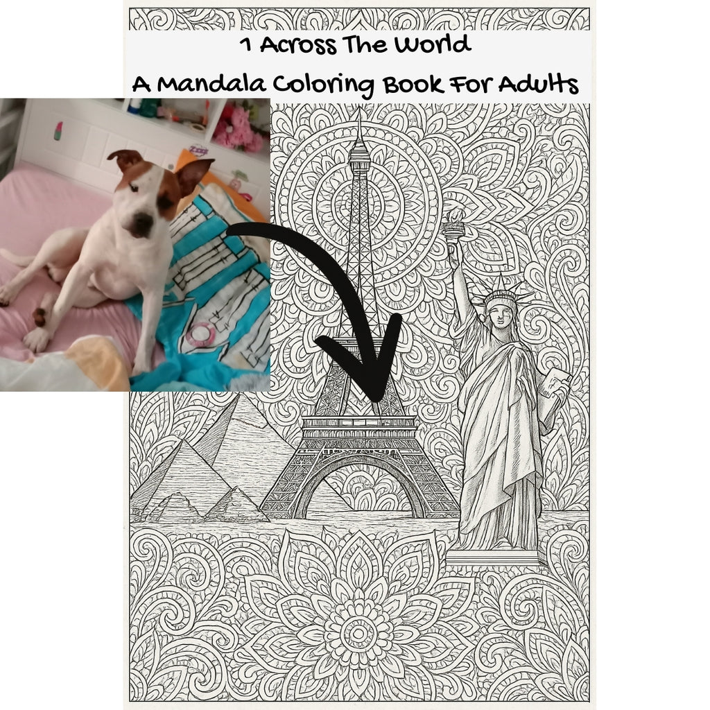 1 Across The World: A Mandala Coloring Book For Adults