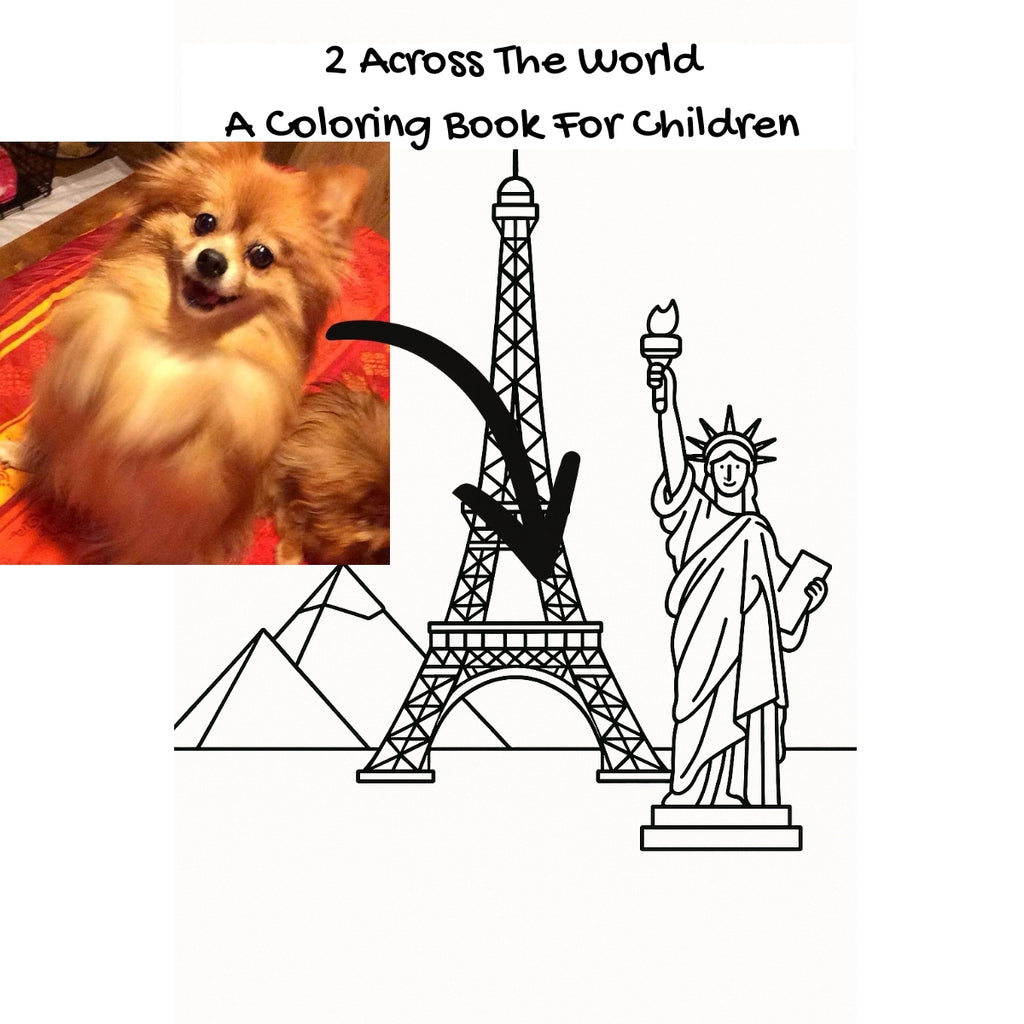 2 Across The World: A Coloring Book For Children