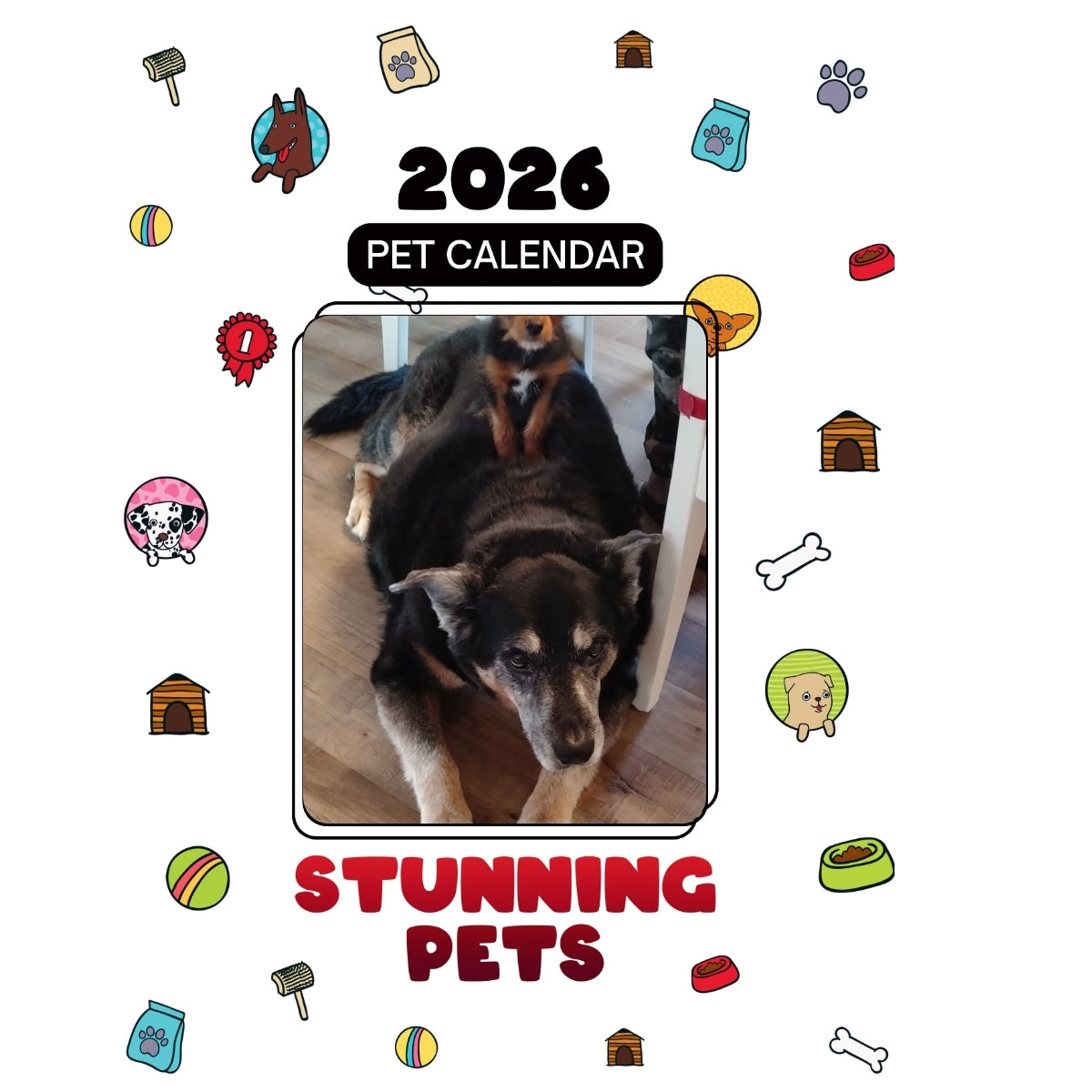 2 Headlines Stunning Pets: A 2026 Pet Calendar