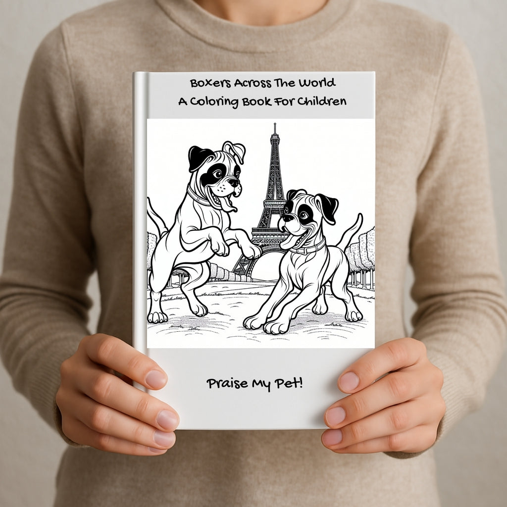 Boxers Across The World: A Coloring Book For Children