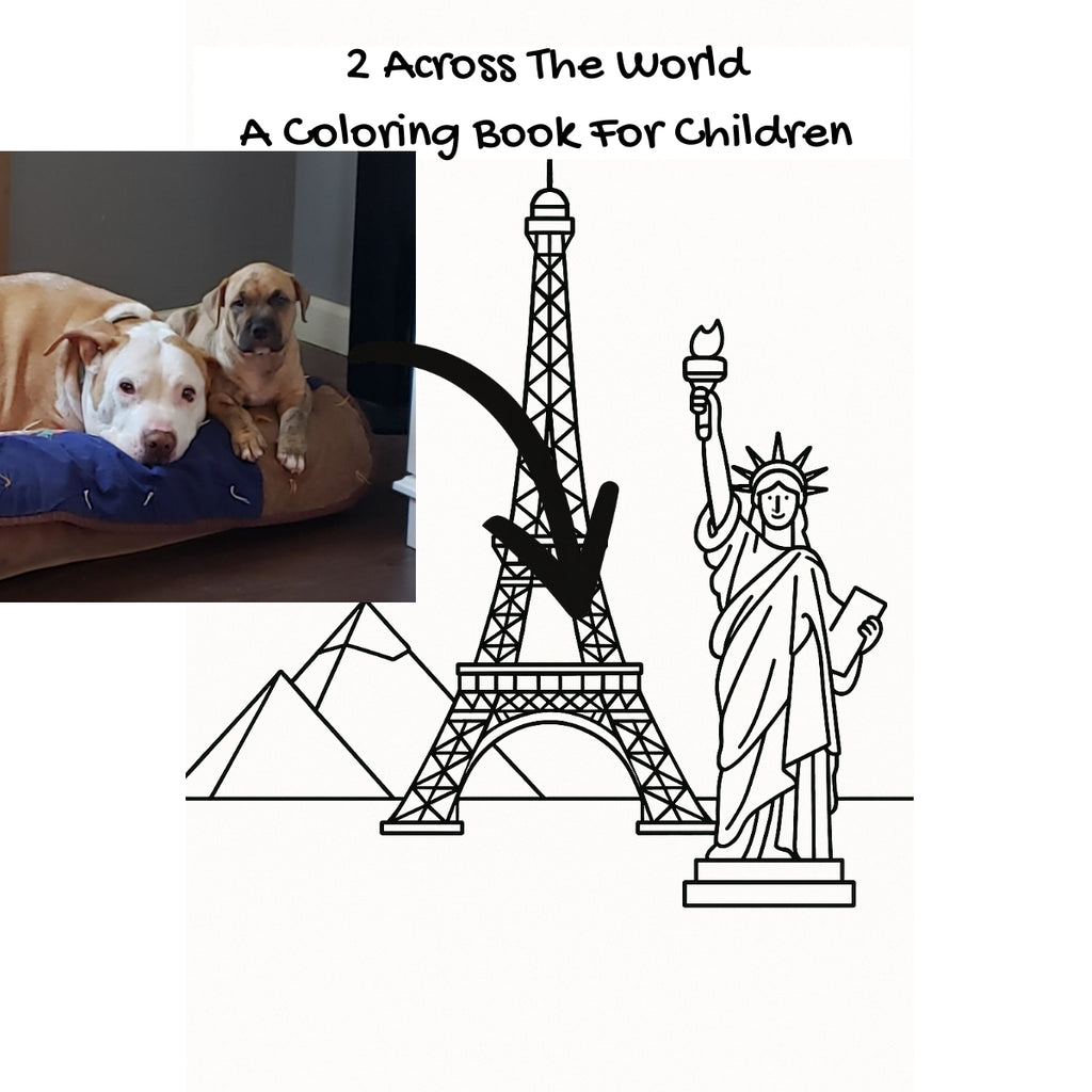 2 Across The World: A Coloring Book For Children